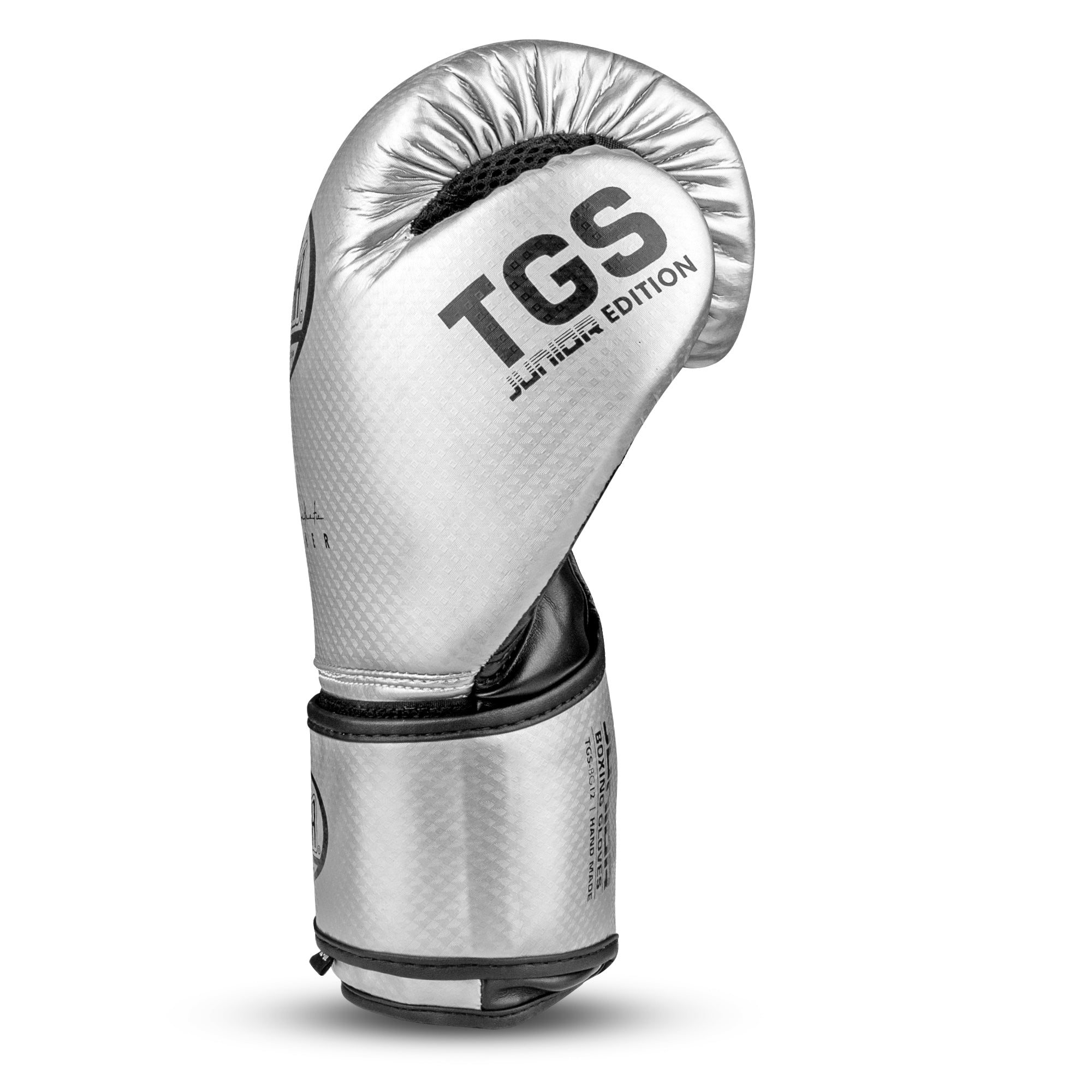 Carbon-Boxing-Gloves-Silver