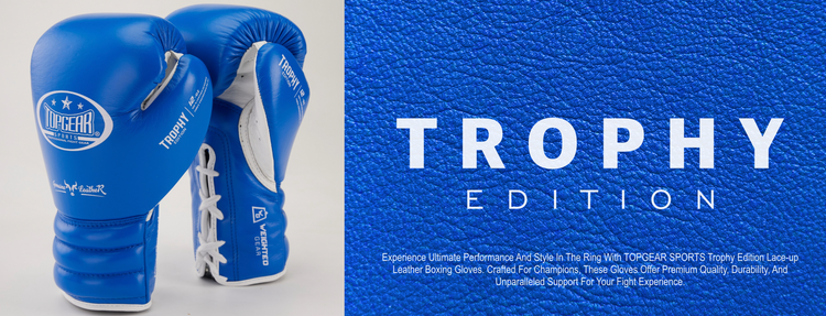 Topgear Sports Trophy Edition blue boxing gloves banner